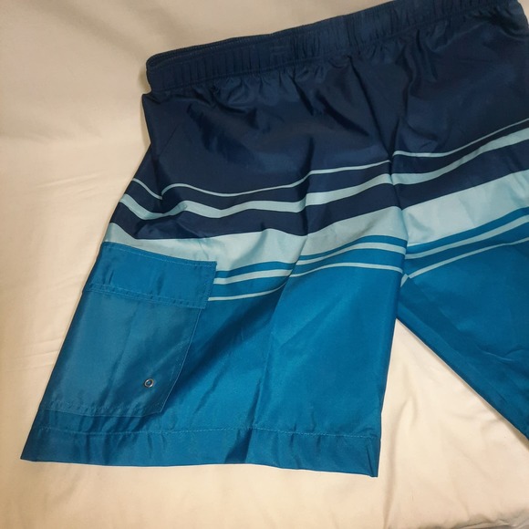 New Open Trails Men's Dark, Light, Royal Blue Swim Board Shorts XL - Picture 3 of 5
